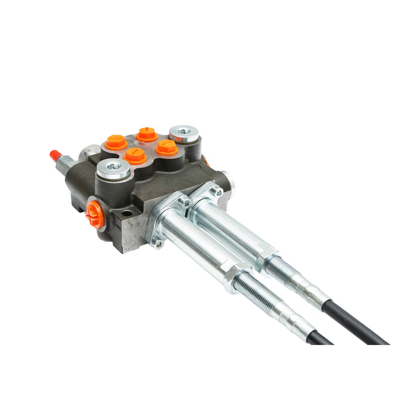 Hydraulický rozvádzač s joystickom, dĺžka lanka 2m, 250bar, 40l/min, Breckner Germany
