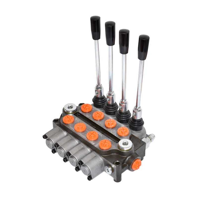 Hydraulický rozvádzač so 4 pákami Breckner Germany