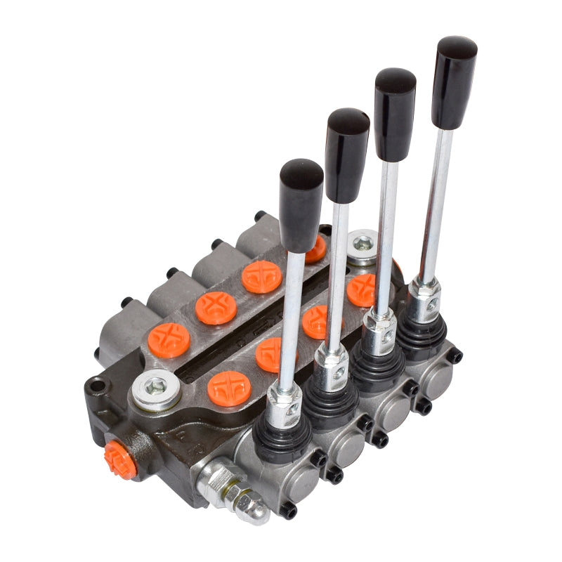 Hydraulický rozvádzač so 4 pákami Breckner Germany