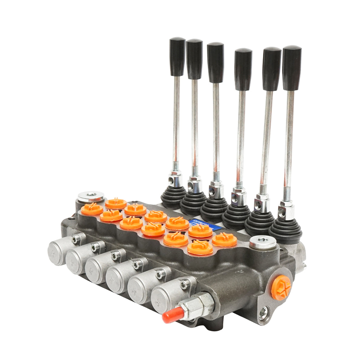 Hydraulický rozvádzač so 6 pákami, 80l/min, -15 až +80°C Breckner Germany