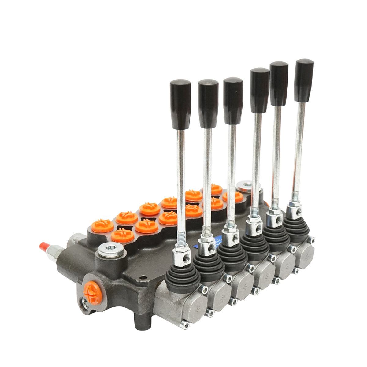 Hydraulický rozvádzač so 6 pákami, 80l/min, -15 až +80°C Breckner Germany
