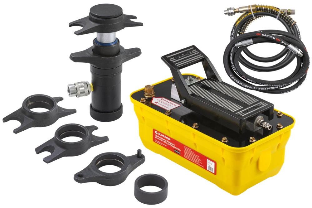 Hydraulický sťahovák čapov a koncoviek riadenia s pumpou 700bar, 4,5t, Quatros