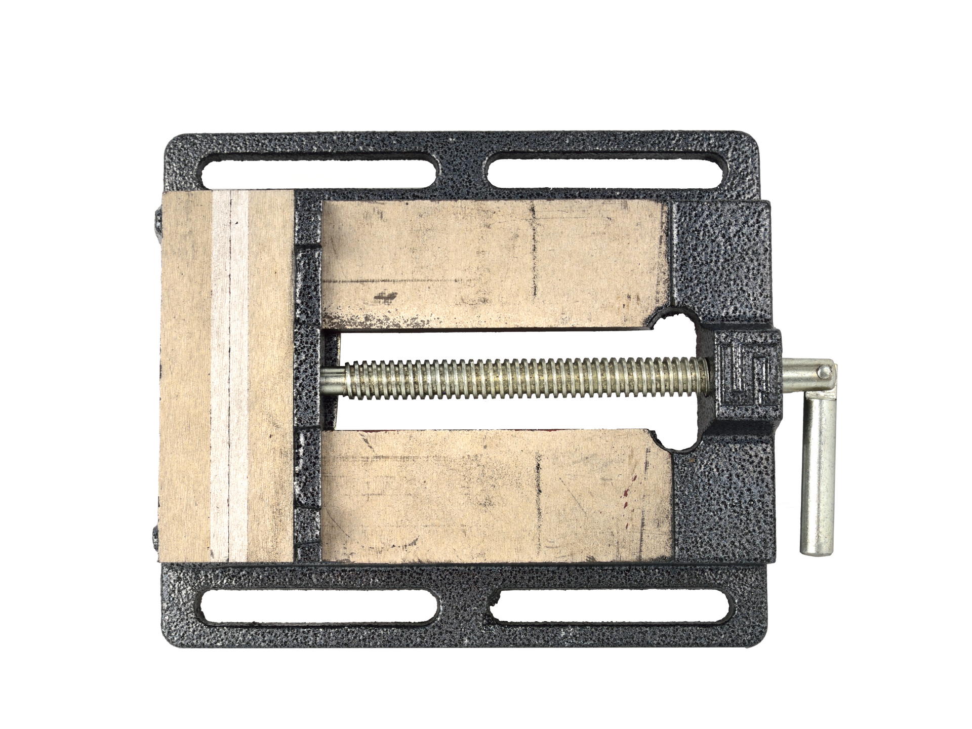 Liatinový zverák pre vŕtačky a frézy 125 mm, 5" Geko