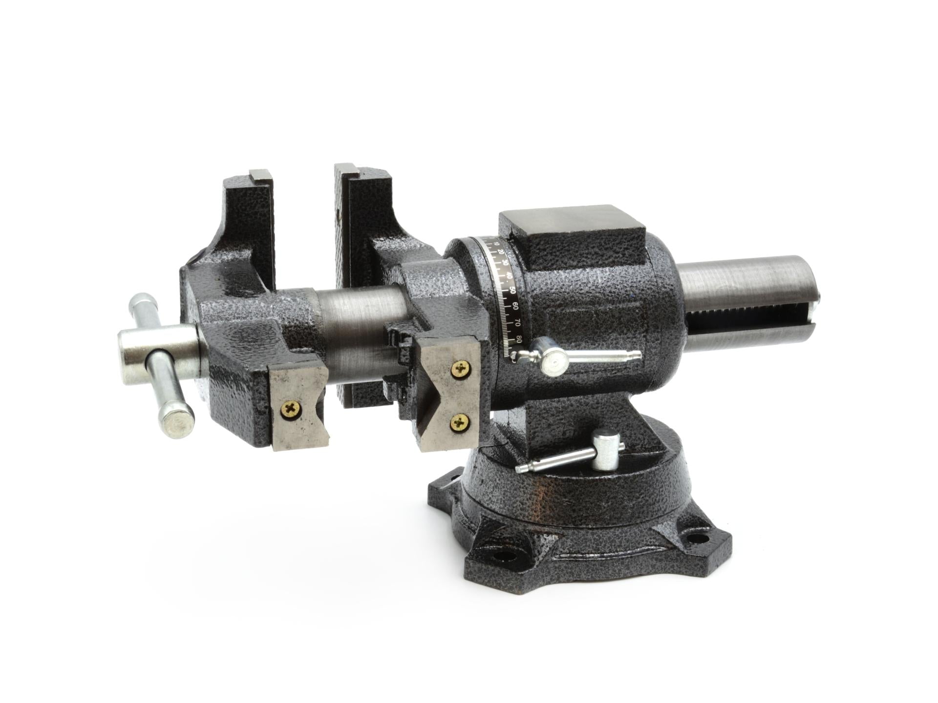 Multifunkčný otočný stolový zverák 125mm