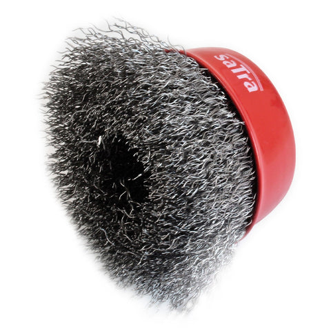 Rotačná drôtená kefa 75mm Satra