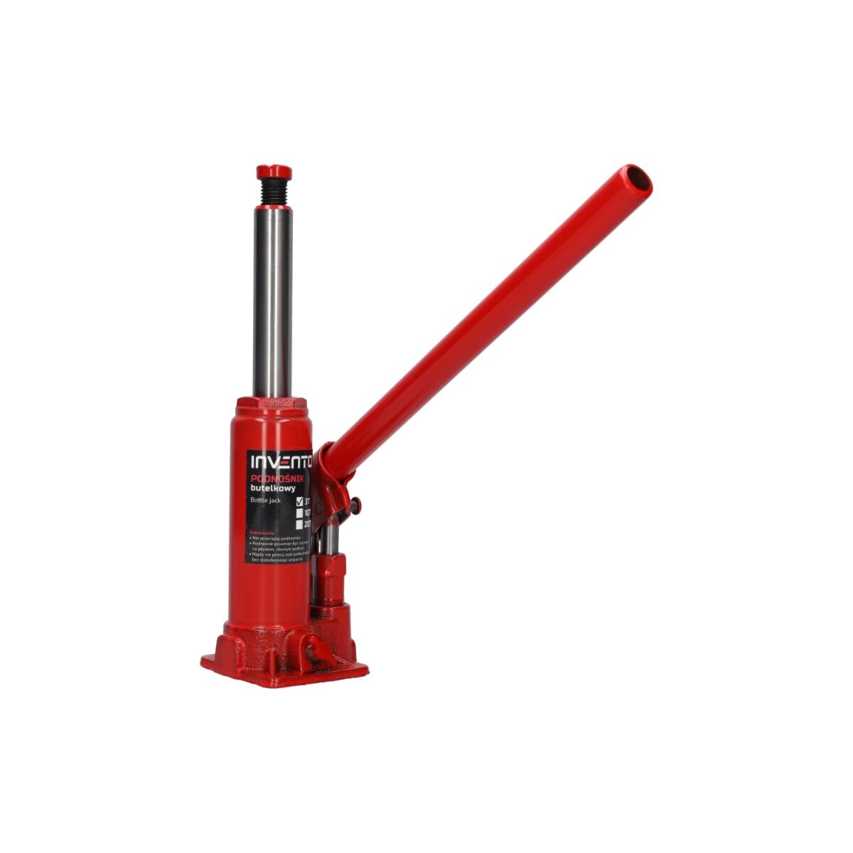 Hydralický fľaškový zdvihák 3t Invento