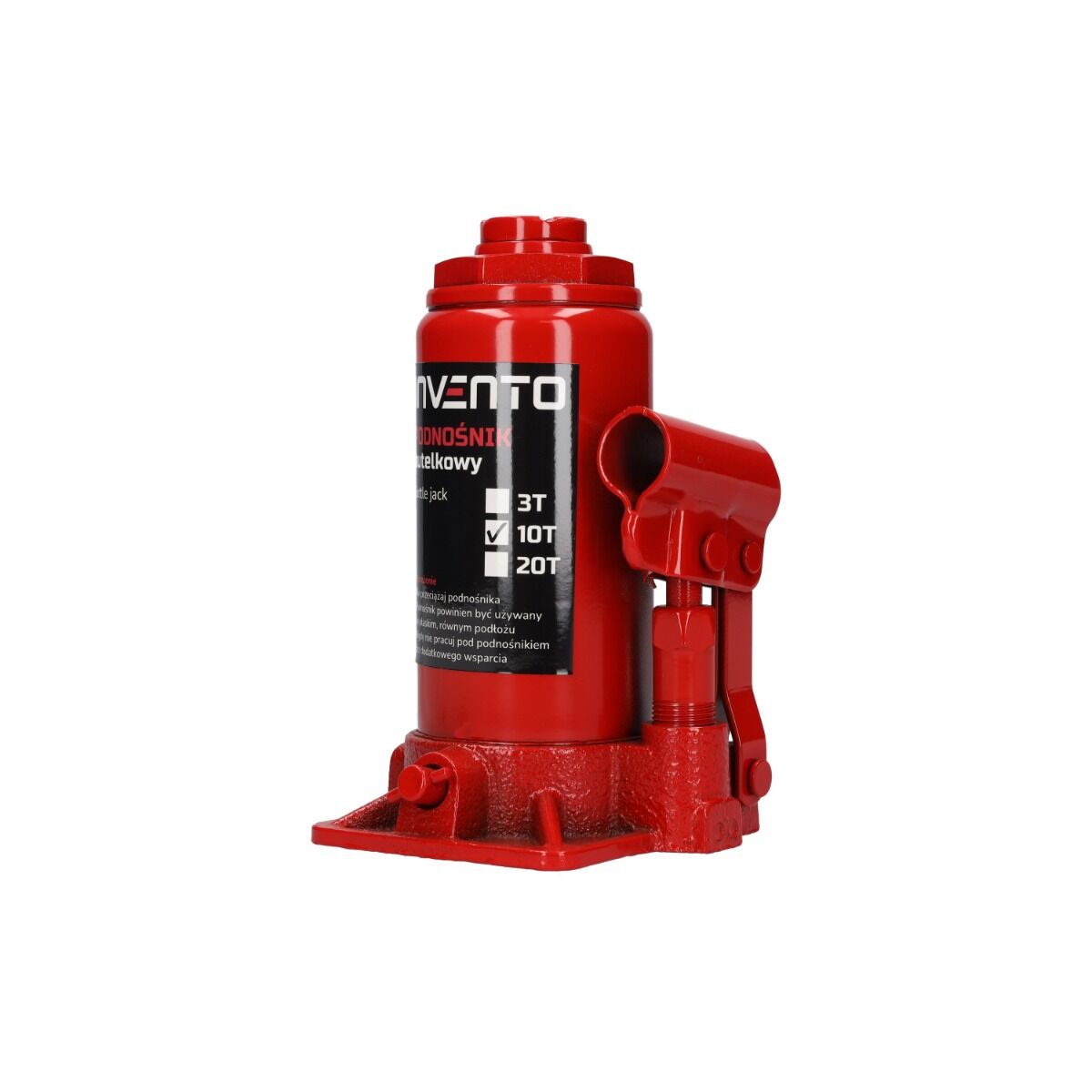 Hydraulický valcový zdvihák fľaškový - panenka 10t Invento