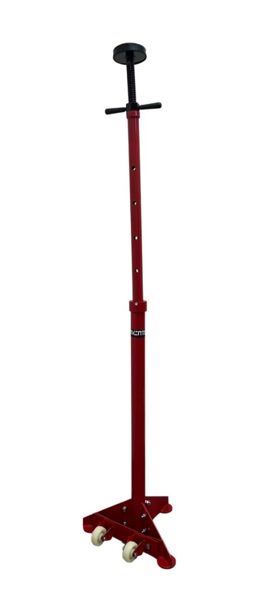 Nastaviteľná vysoká podpera skrutkového zdviháka s kolieskami 750kg