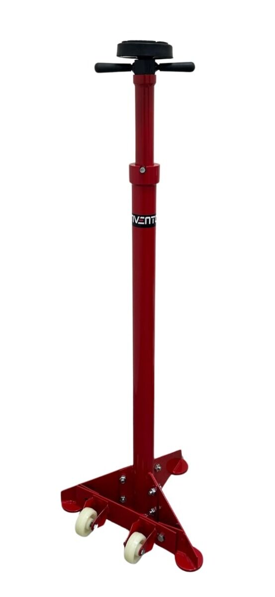 Nastaviteľná vysoká podpera skrutkového zdviháka s kolieskami 750kg