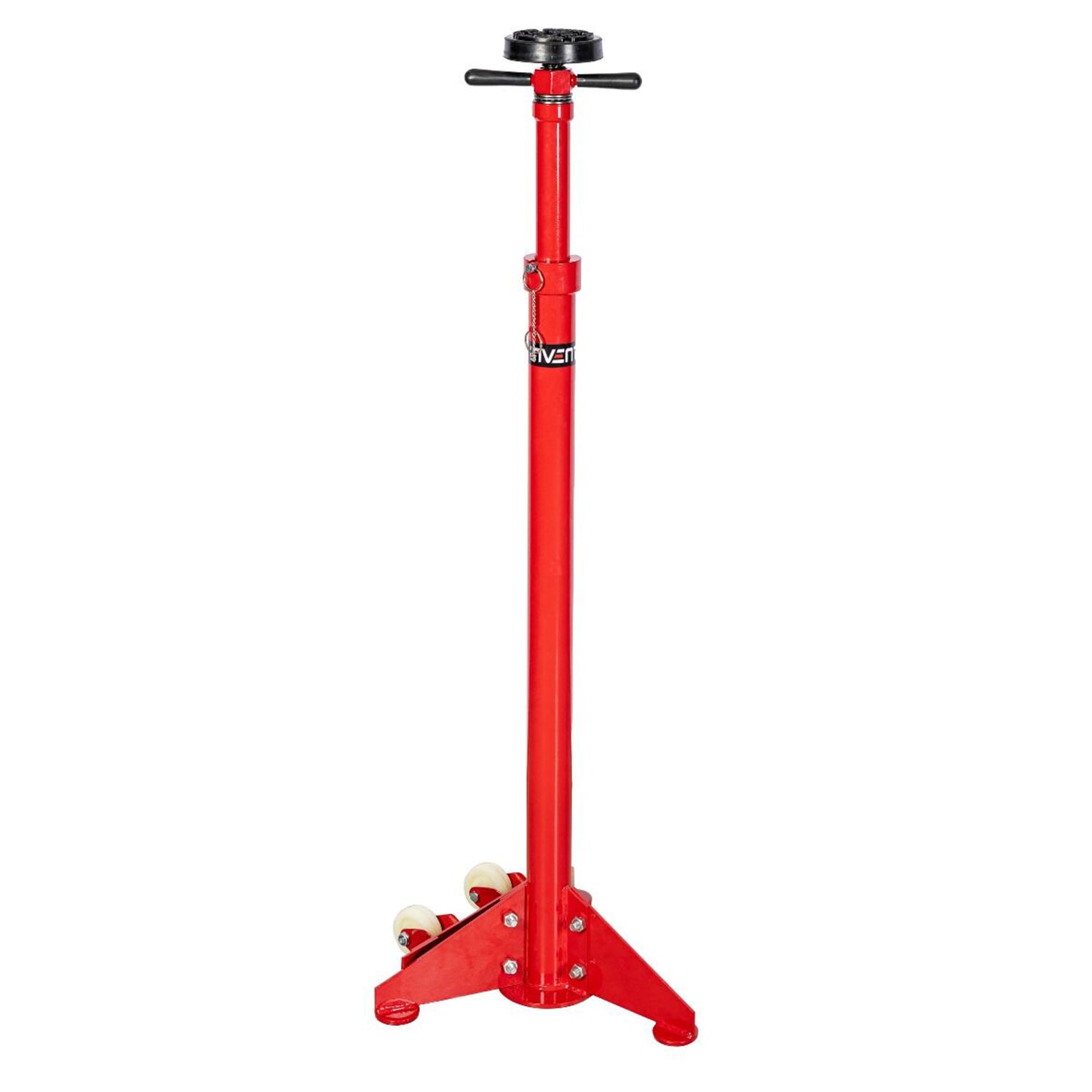 Nastaviteľná vysoká podpera skrutkového zdviháka s kolieskami 750kg