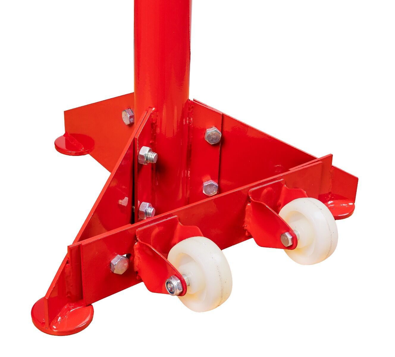 Nastaviteľná vysoká podpera skrutkového zdviháka s kolieskami 750kg