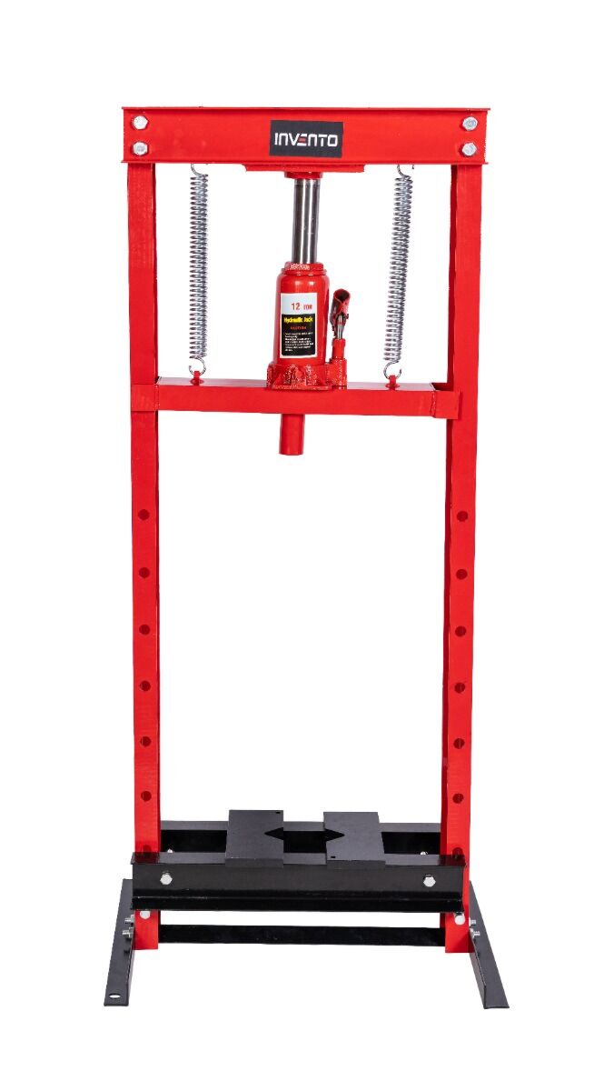 Stojanový lis 12t s fľaškovým zdvihákom Invento