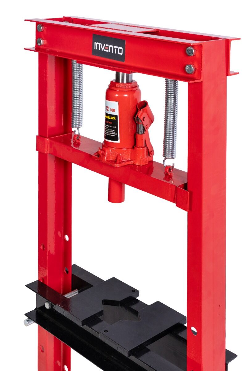 Stojanový lis 12t s fľaškovým zdvihákom Invento