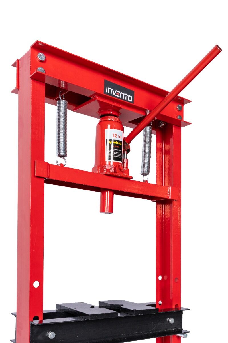 Stojanový lis 12t s fľaškovým zdvihákom Invento