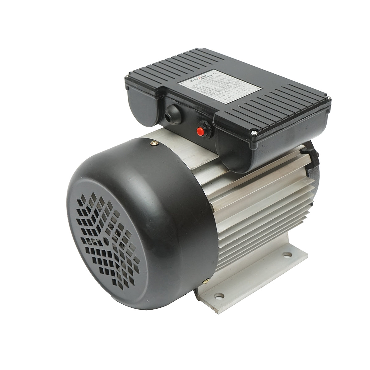 Jednofázový elektromotor 0,75kW, 220V, s medeným vinutím a hliníkovým krytom, IP44