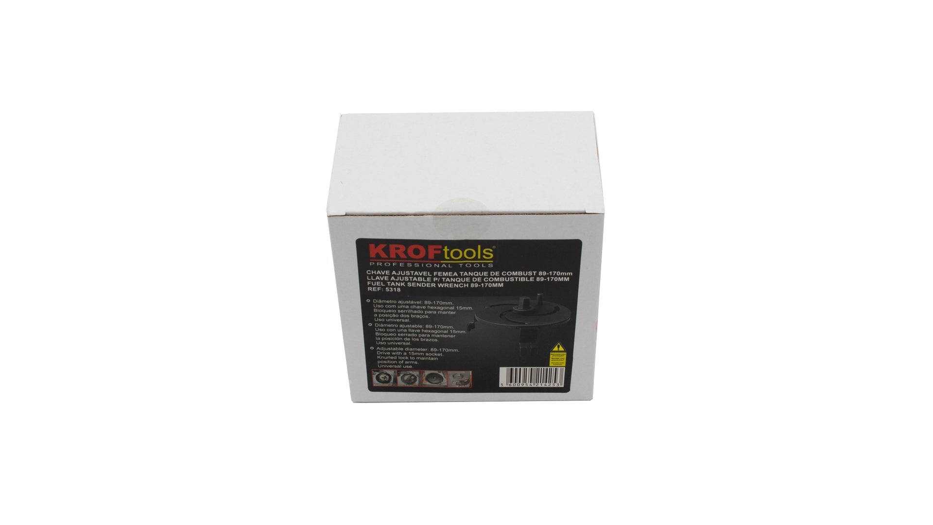 Kľúč na demontáž krytu palivovej nádrže 89 - 170mm Kroftools
