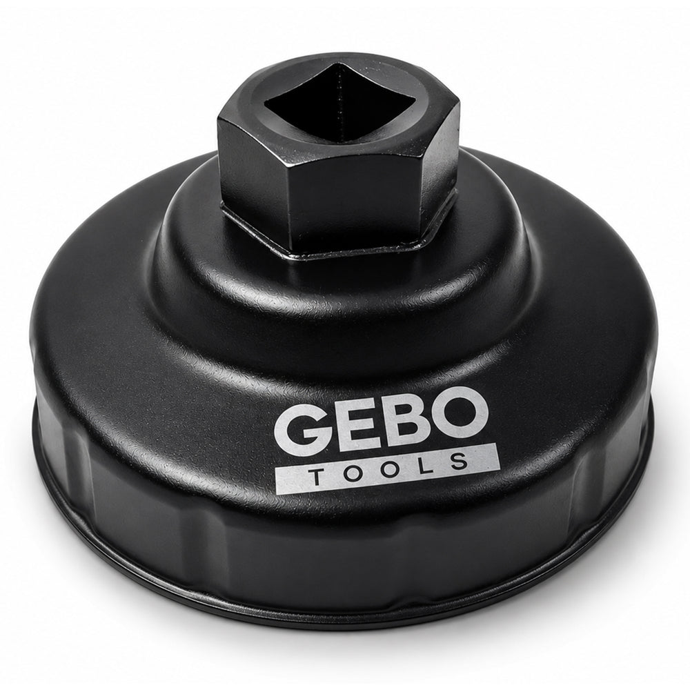 Kľúč na olejový filter, 76mm, 12-hran, Gebo Tools