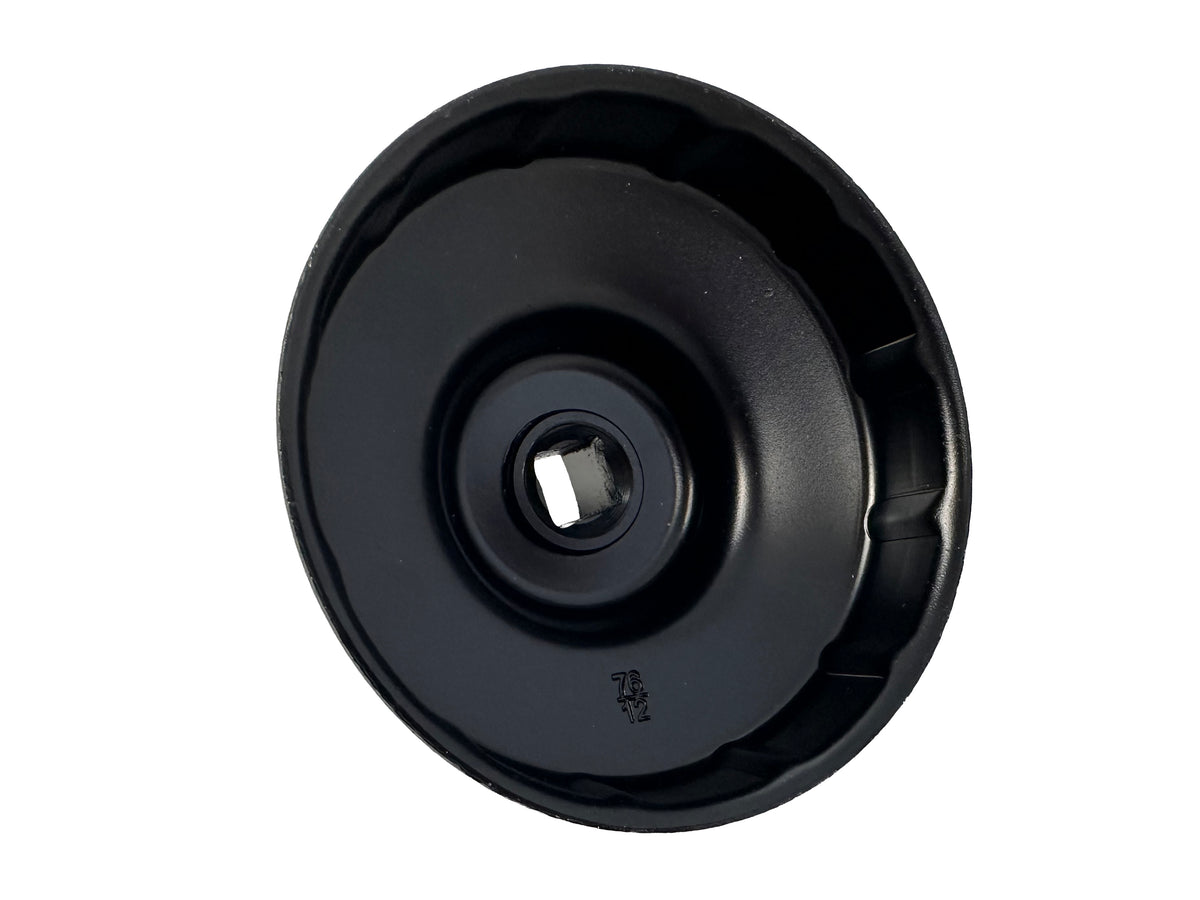 Kľúč na olejový filter, 76mm, 12-hran, Gebo Tools