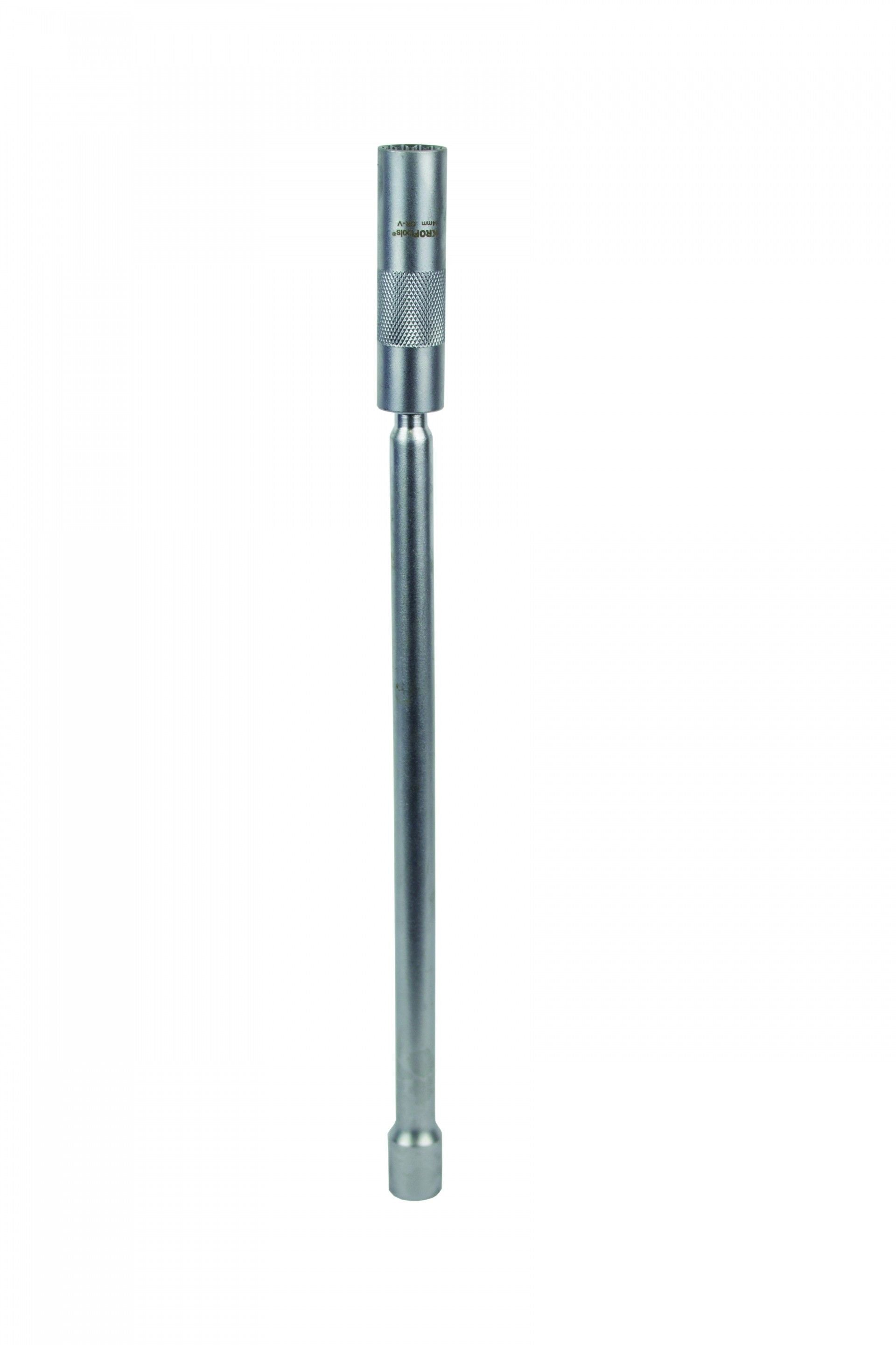 Kľúč na sviečky 14mm s nadstavcom 3/8'' extra dlhý 310mm Kroftools