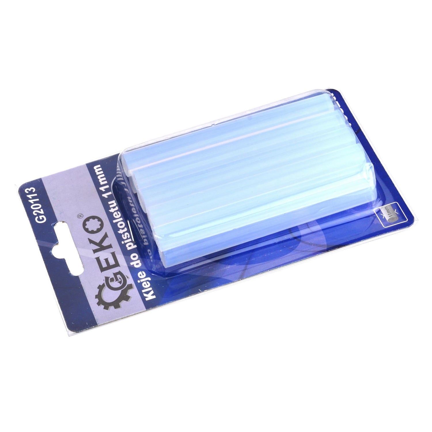 Sada 10 náhradných silikónových tyčiniek do tavnej pištole Geko