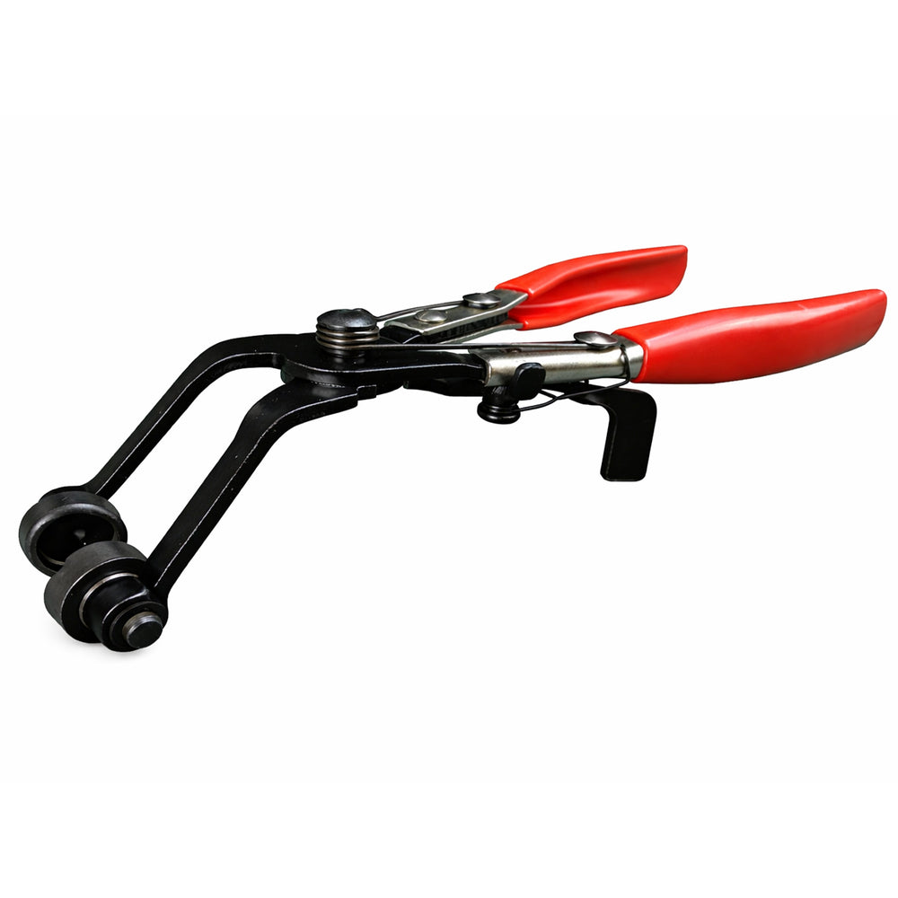 Kliešte na hadicové spony, zahnuté, model 1 Gebo Tools