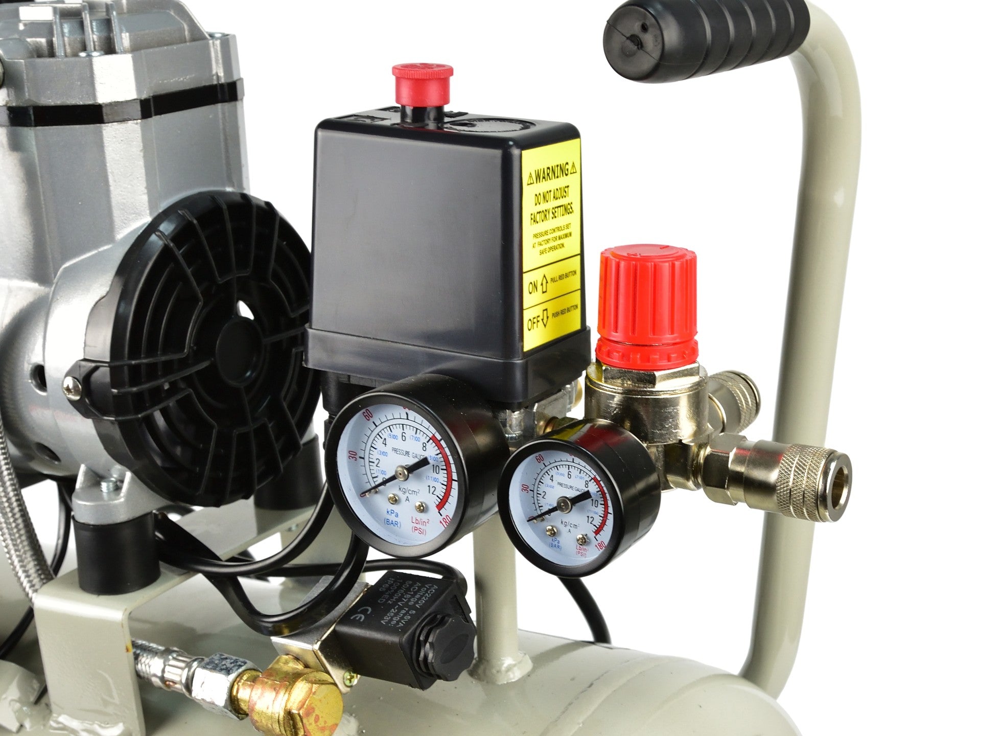 Bezolejový vzduchový kompresor 980W, 24l Geko