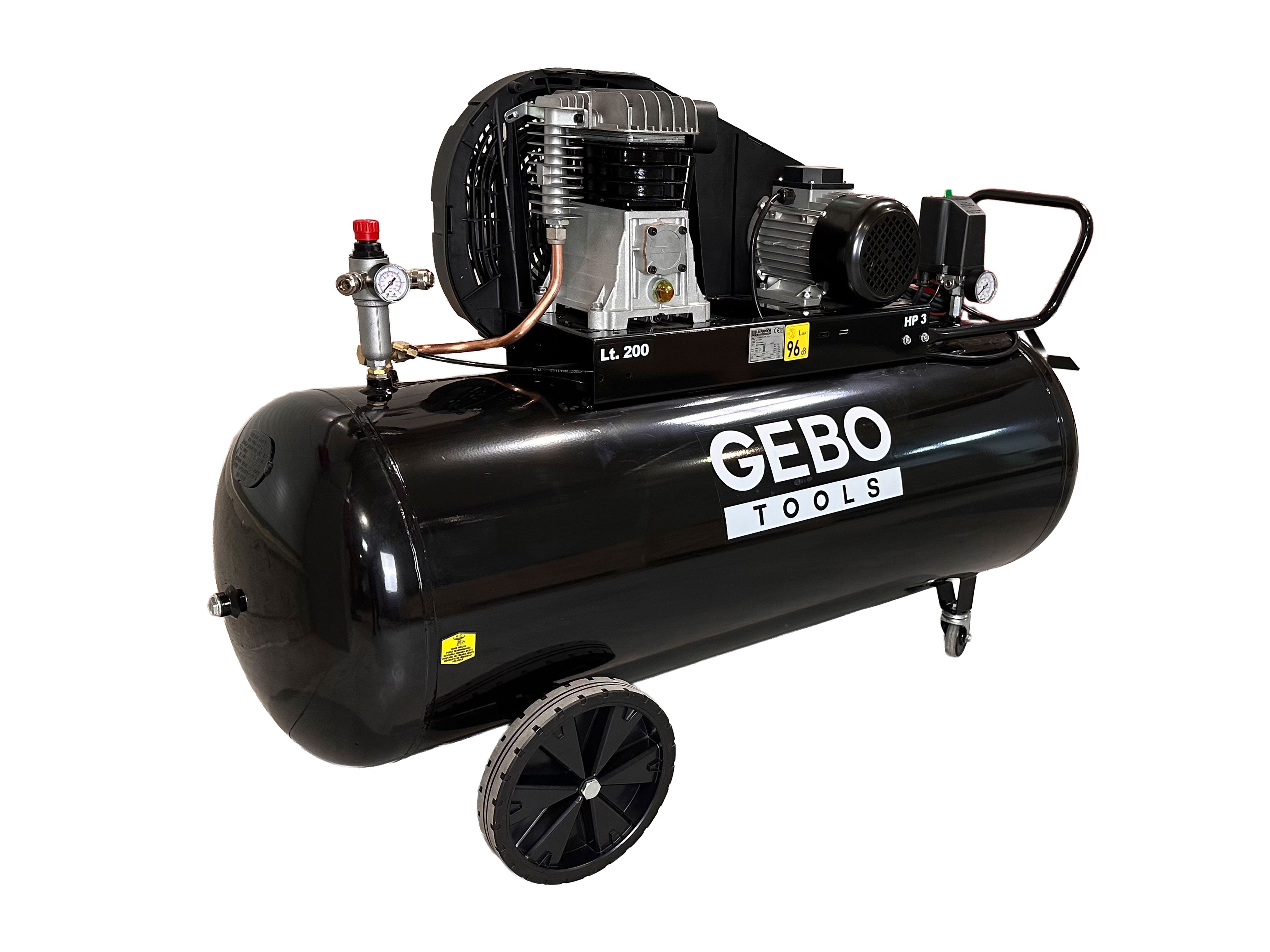 Kompresor 200l 3hp 400V Gebo Tools