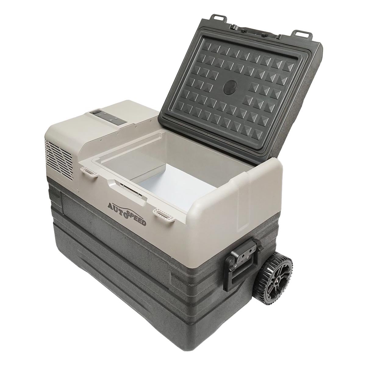 Kompresorová autochladnička s kolieskami, objem 42l, 12-24-220V, 60W