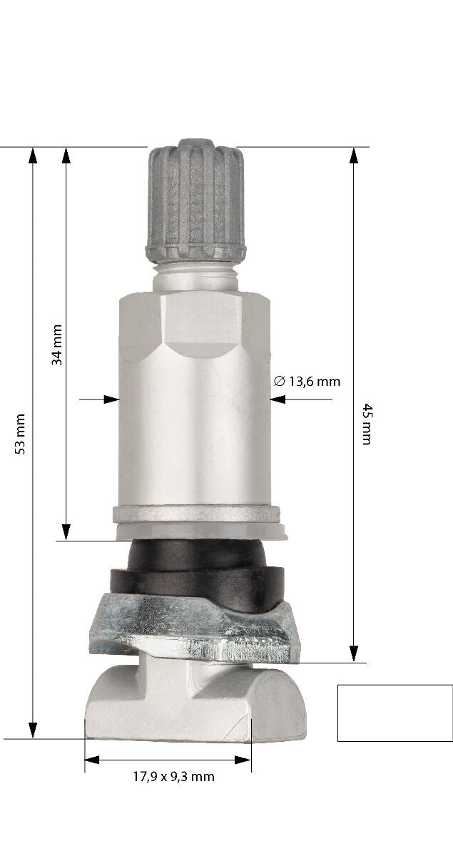 Kovový ventil pre senzor TPMS 562-3912