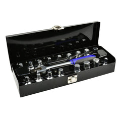 Sada kľúčov - nadstavcov na zátky olejových vaní 3/8'' 18ks