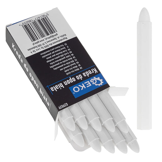 Súprava 10 bielych kried na značenie pneumatík 12 x 110mm