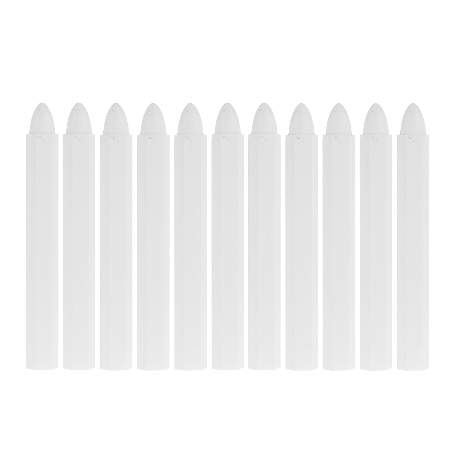 Súprava 10 bielych kried na značenie pneumatík 12x110 mm