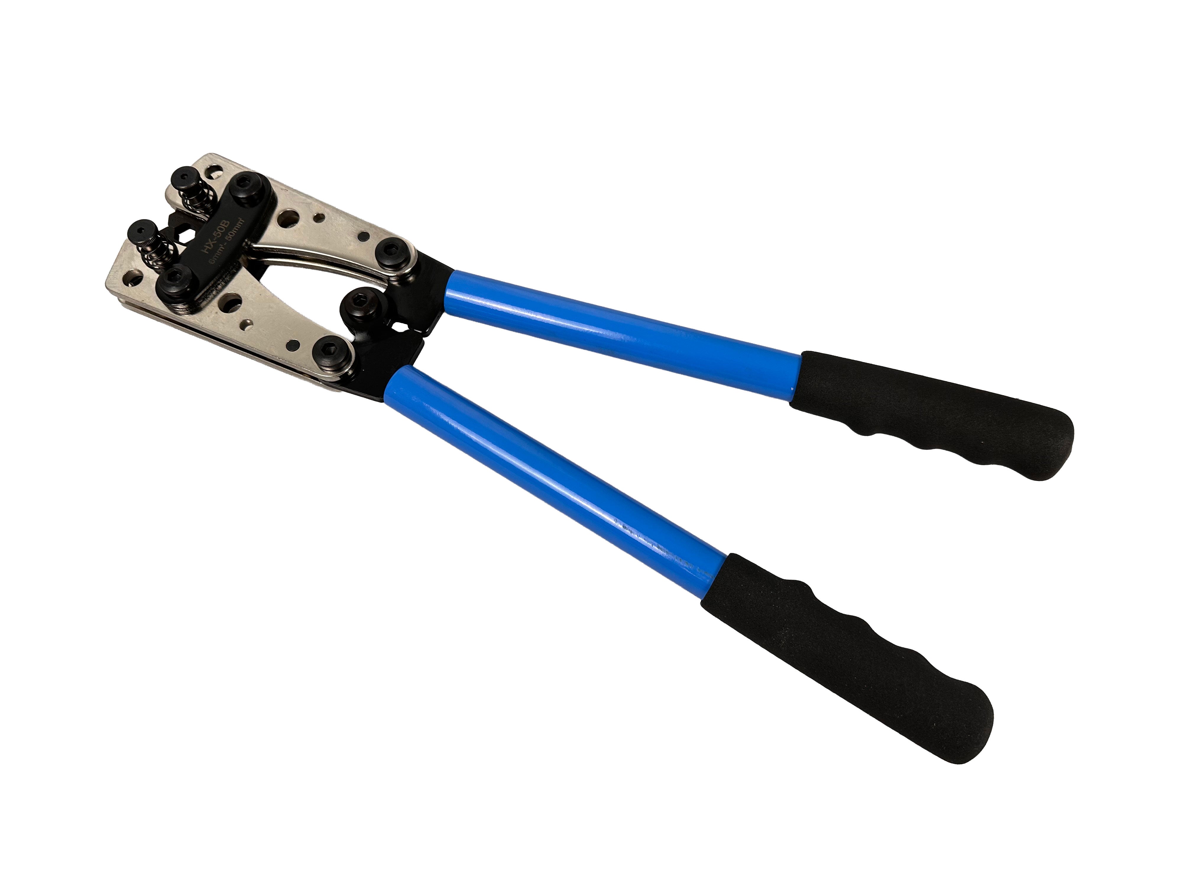 Krimpovacie kliešte na káblové oká s veľkým priemerom 6,0 - 50mm2, Gebo Tools