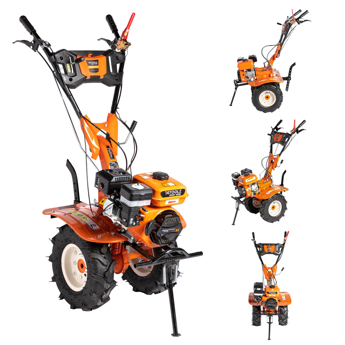 Kultivátor 8,5hp s benzínovým motorom 212cm3, štvortaktný, 2+1 rýchlosti Detoolz
