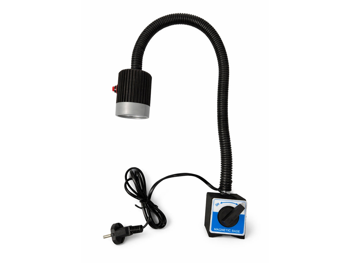 LED dielenská pracovná lampa s magnetickou základňou 3W, 230V, Gebo Tools