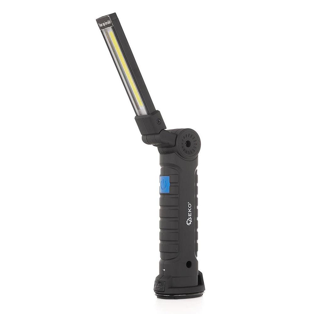 LED COB dielenská pracovná lampa, 3W, 1200mAh, nabíjateľná, skladacia