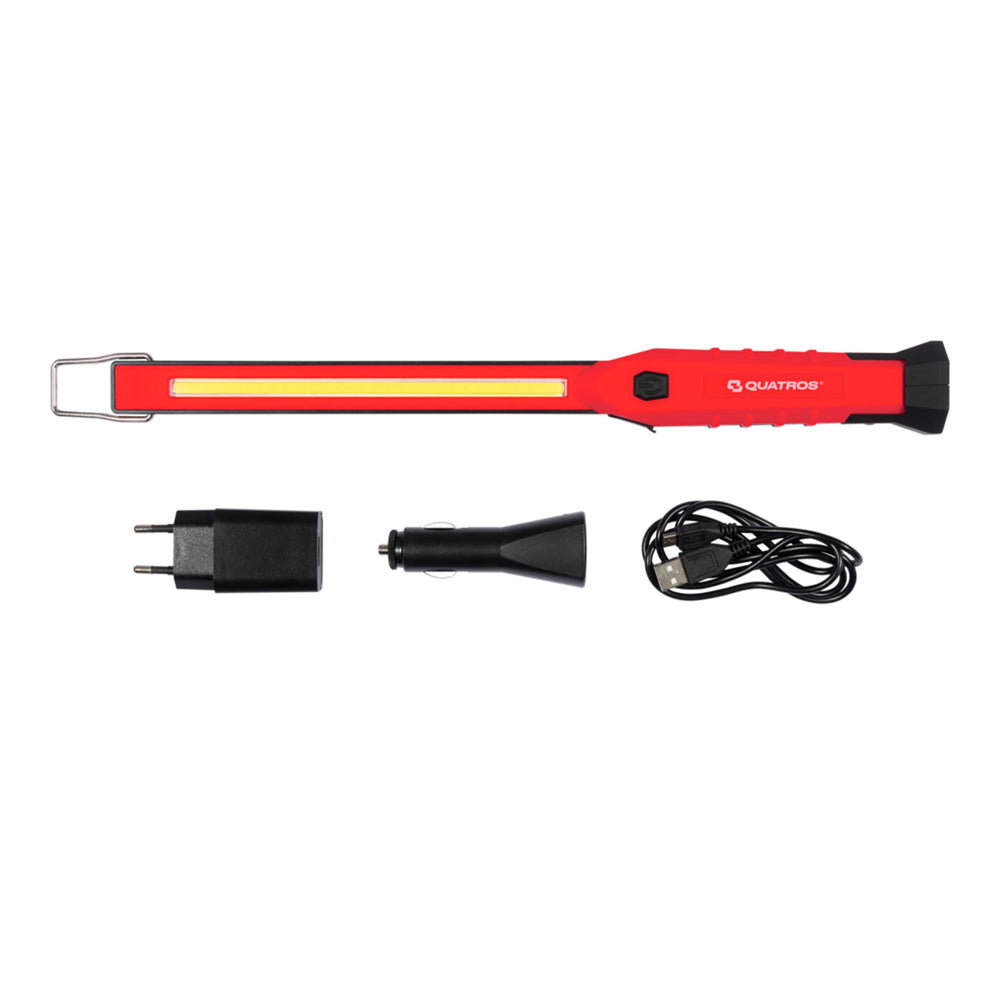 LED COB dielenská pracovná lampa 3W, slim, nabíjateľná, Quatros