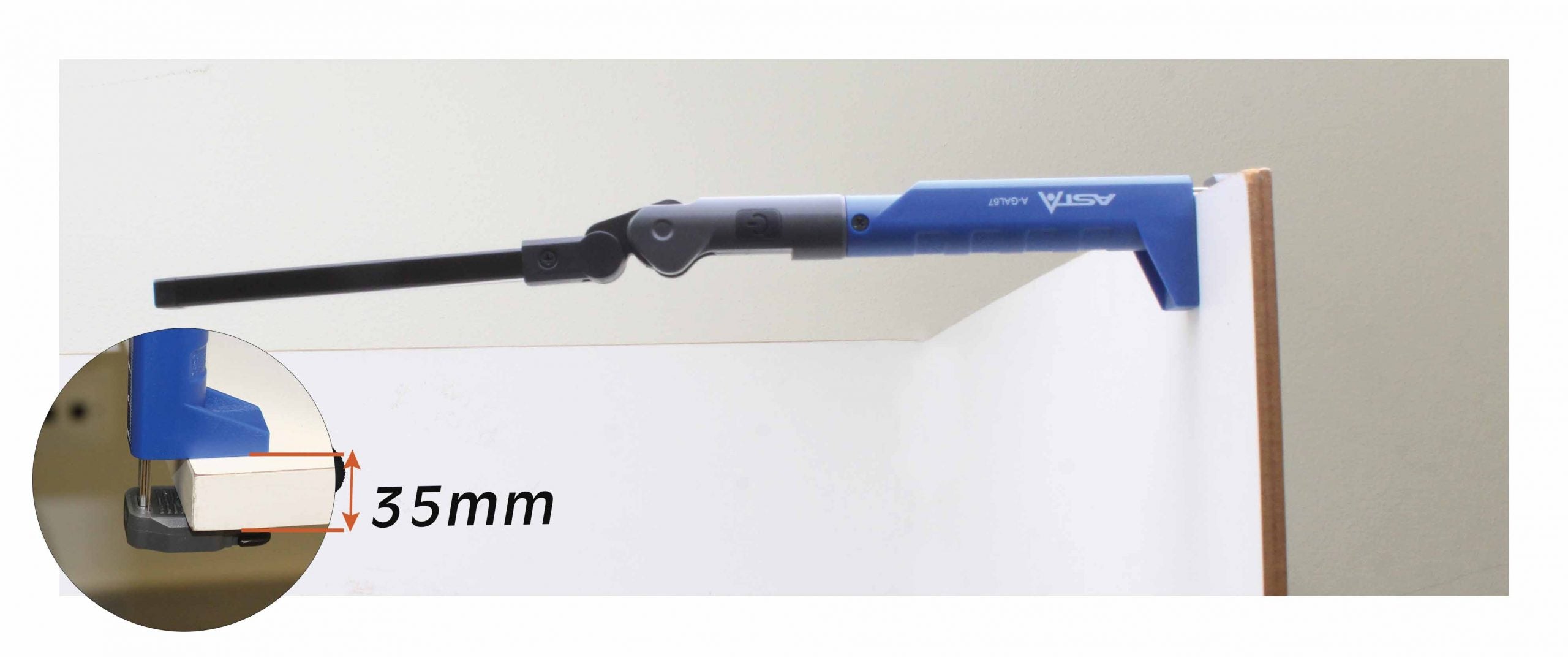 LED COB dielenská pracovná lampa, nabíjateľná, s akumulátorom, 200lm Asta