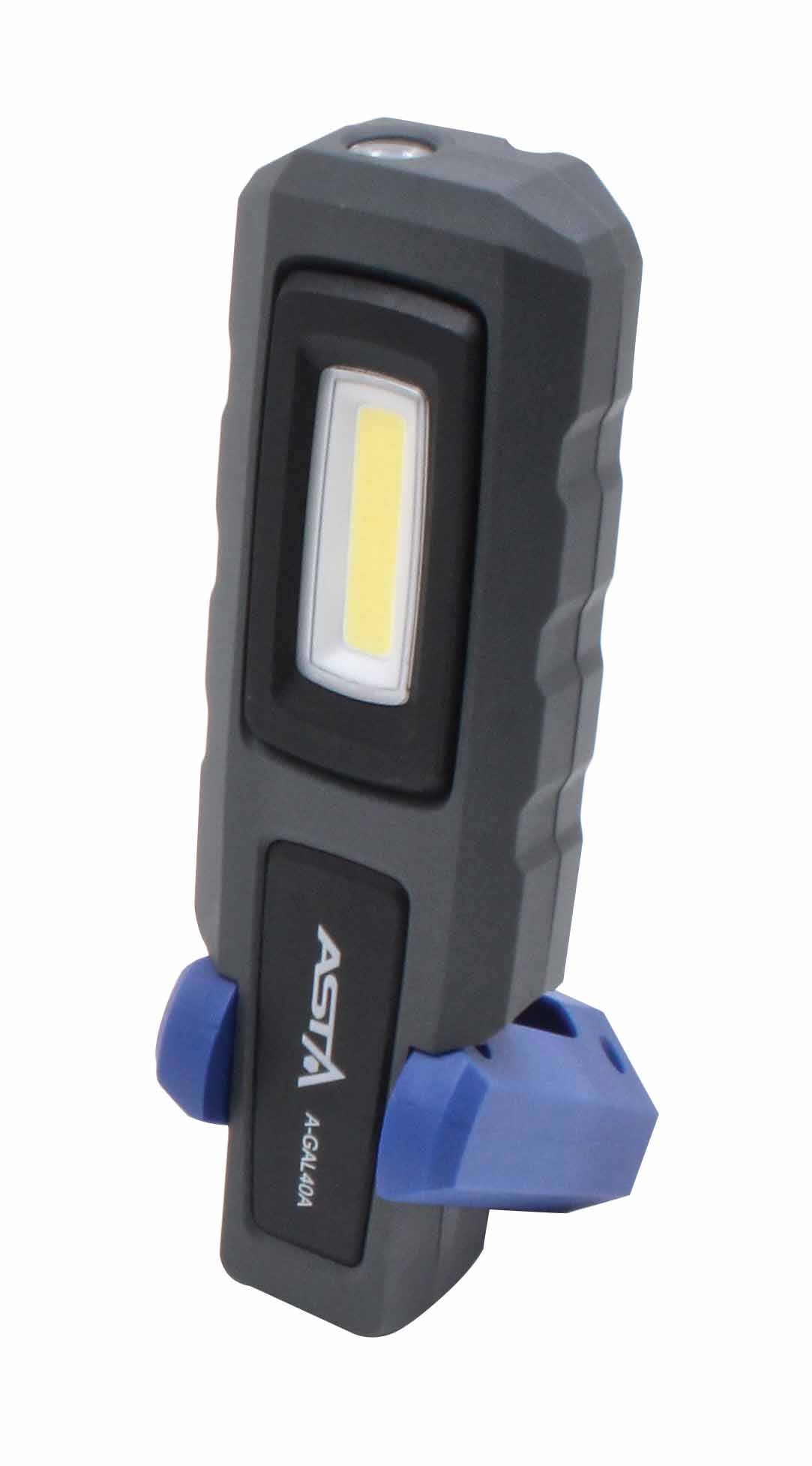 LED COB dielenská pracovná lampa s akumulátorom, 600lm Asta
