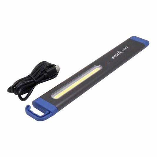 LED COB dielenská pracovná lampa s akumulátorom, úzka, 360lm Asta