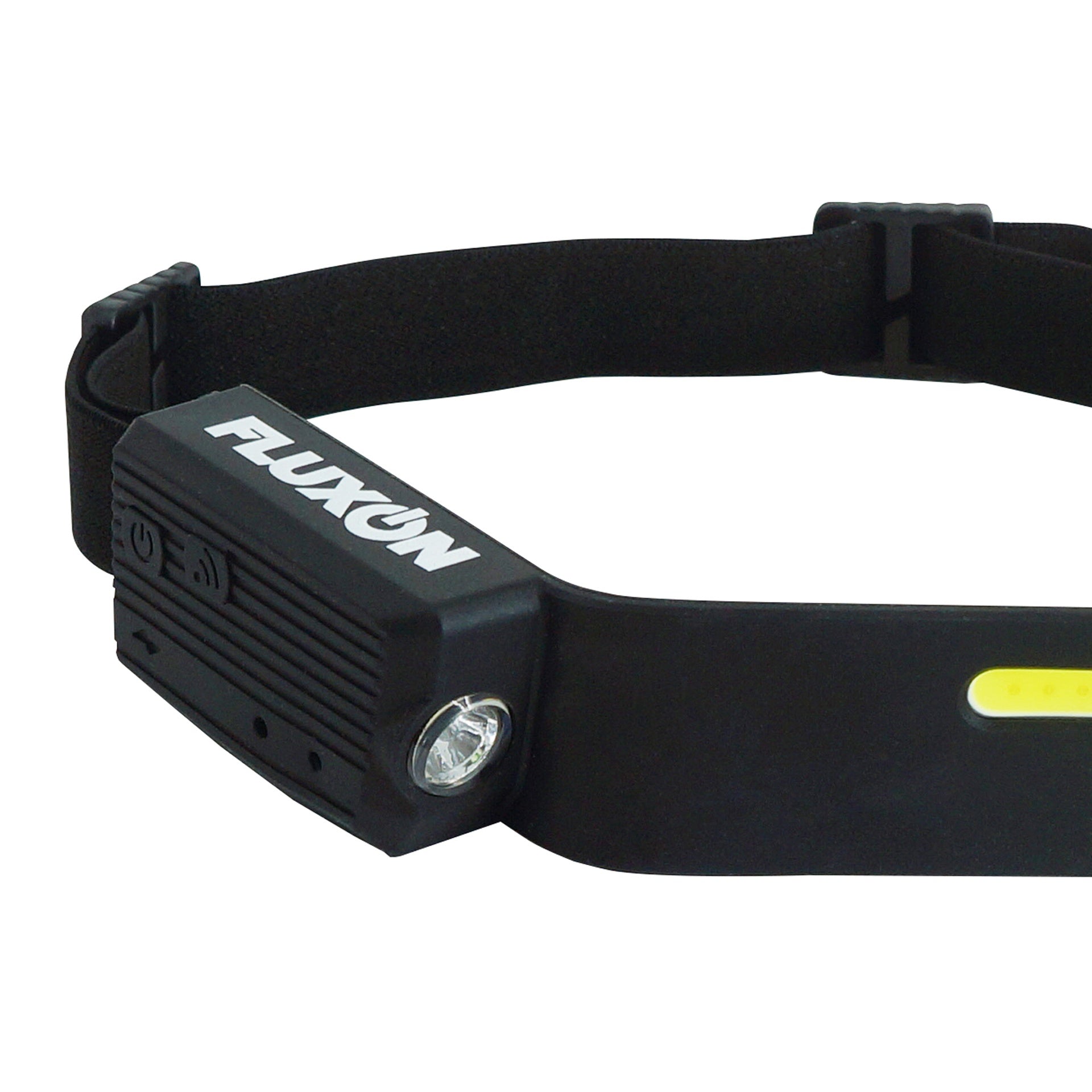 LED COB čelová lampa - čelovka 300lm, nabíjateľná, so senzorom pohybu, Fluxon
