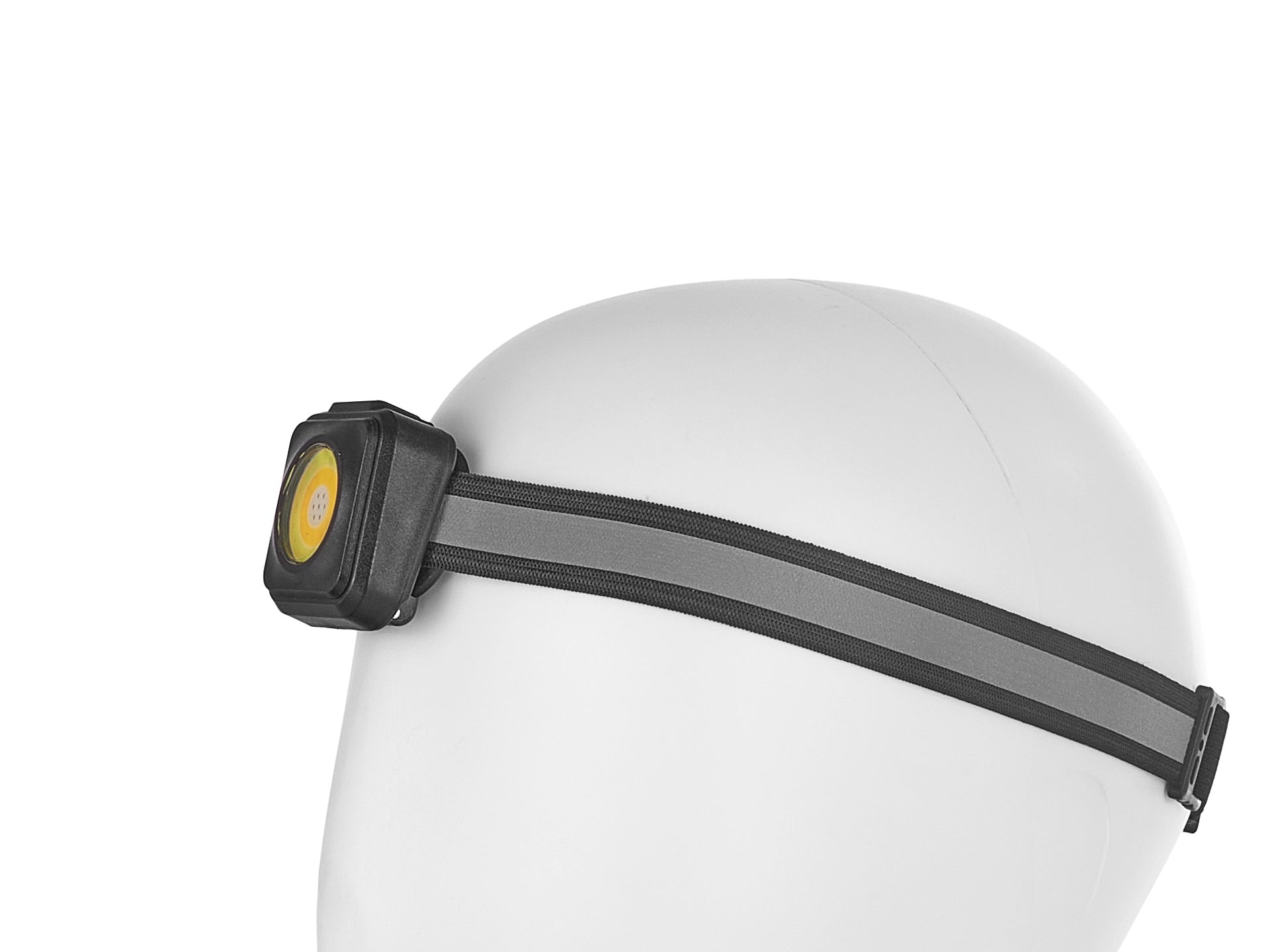 LED COB čelová lampa - čelovka, 3W, 500mAh, 500lm