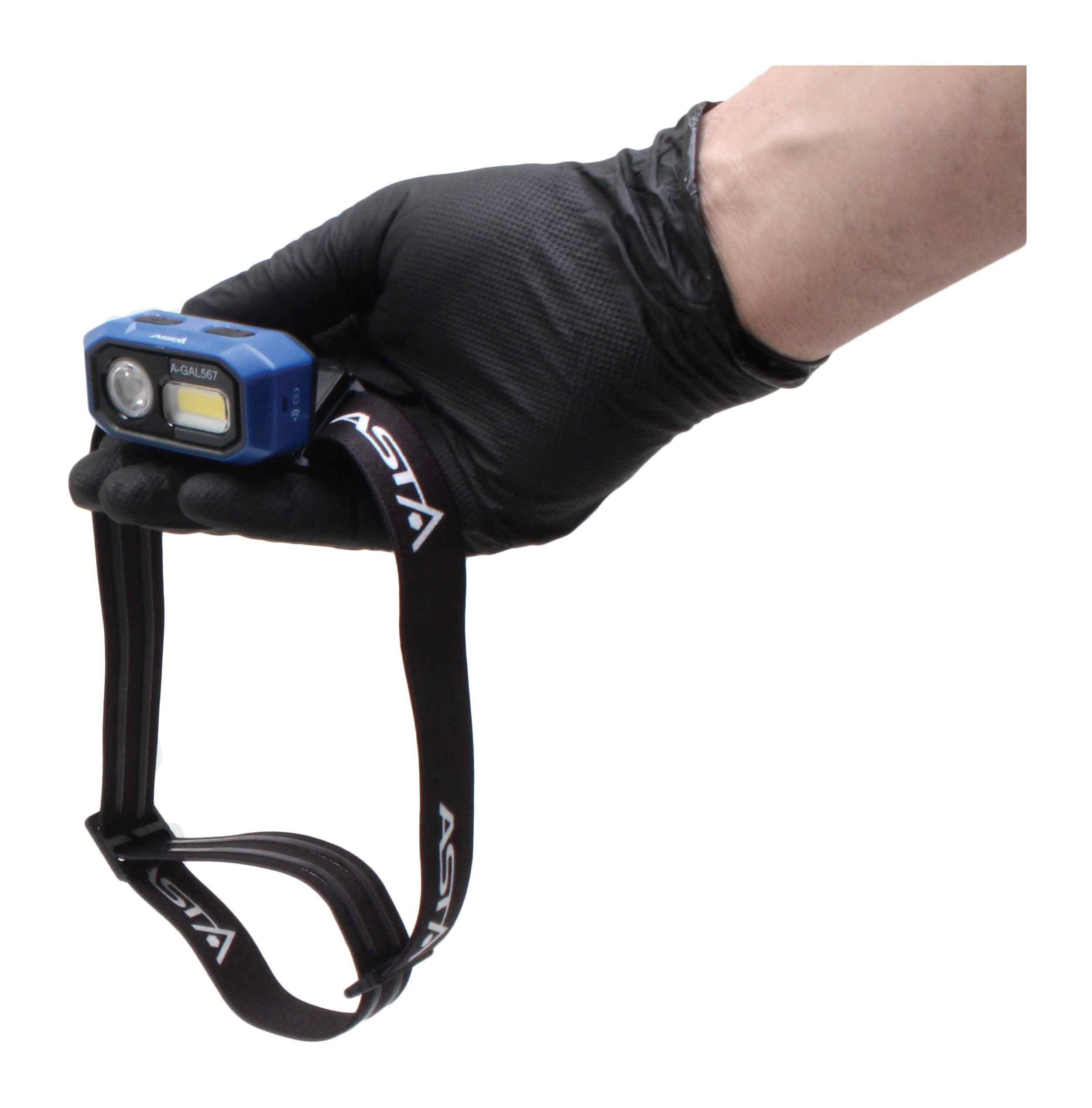 LED COB čelová lampa - čelovka, 480lm