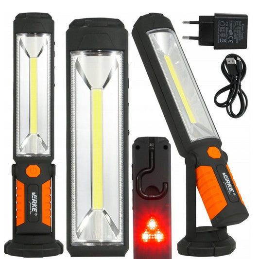 LED COB pracovná dielenská lampa, nabíjateľná 5W