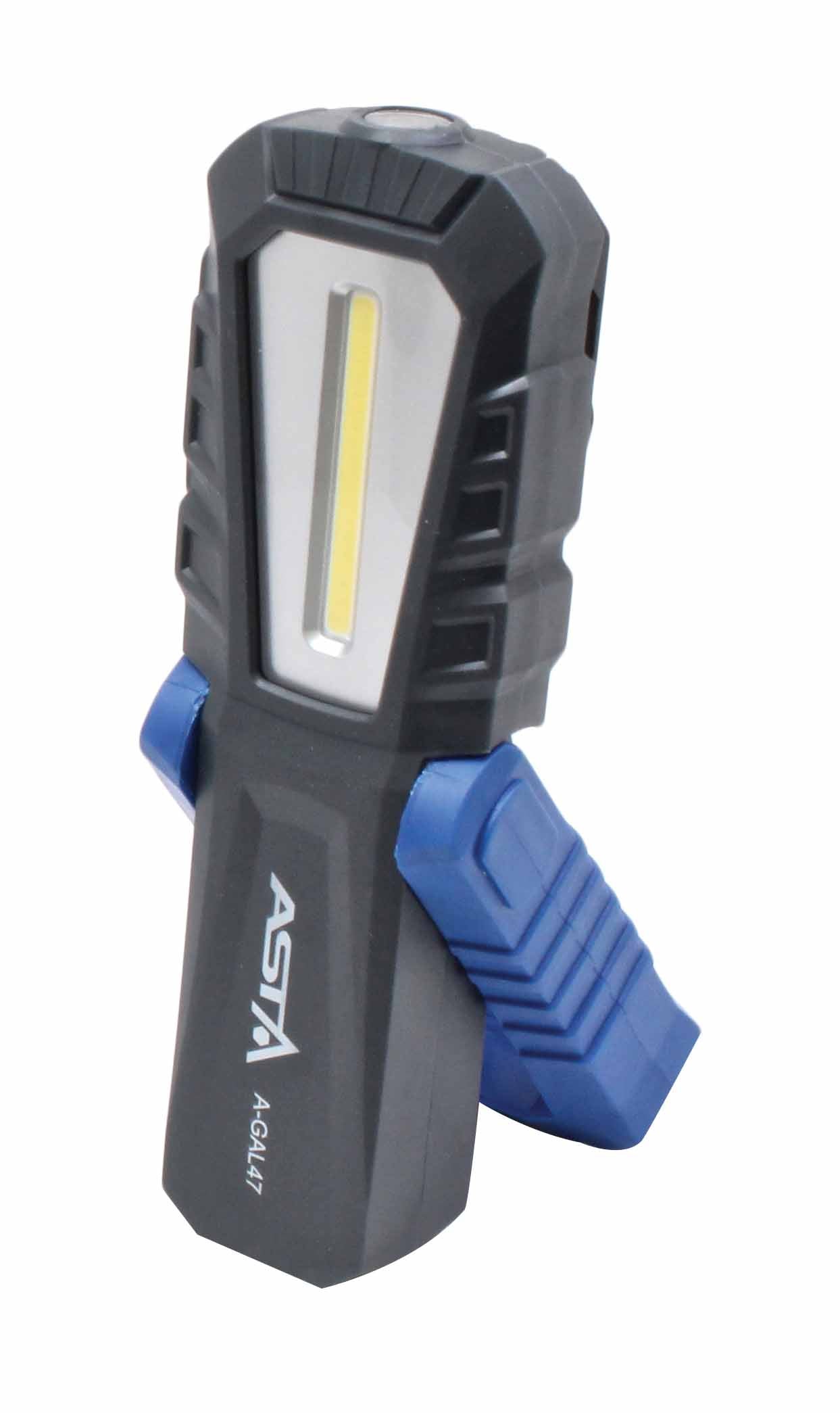 LED COB pracovná dielenská lampa s akumulátorom, 240lm Asta