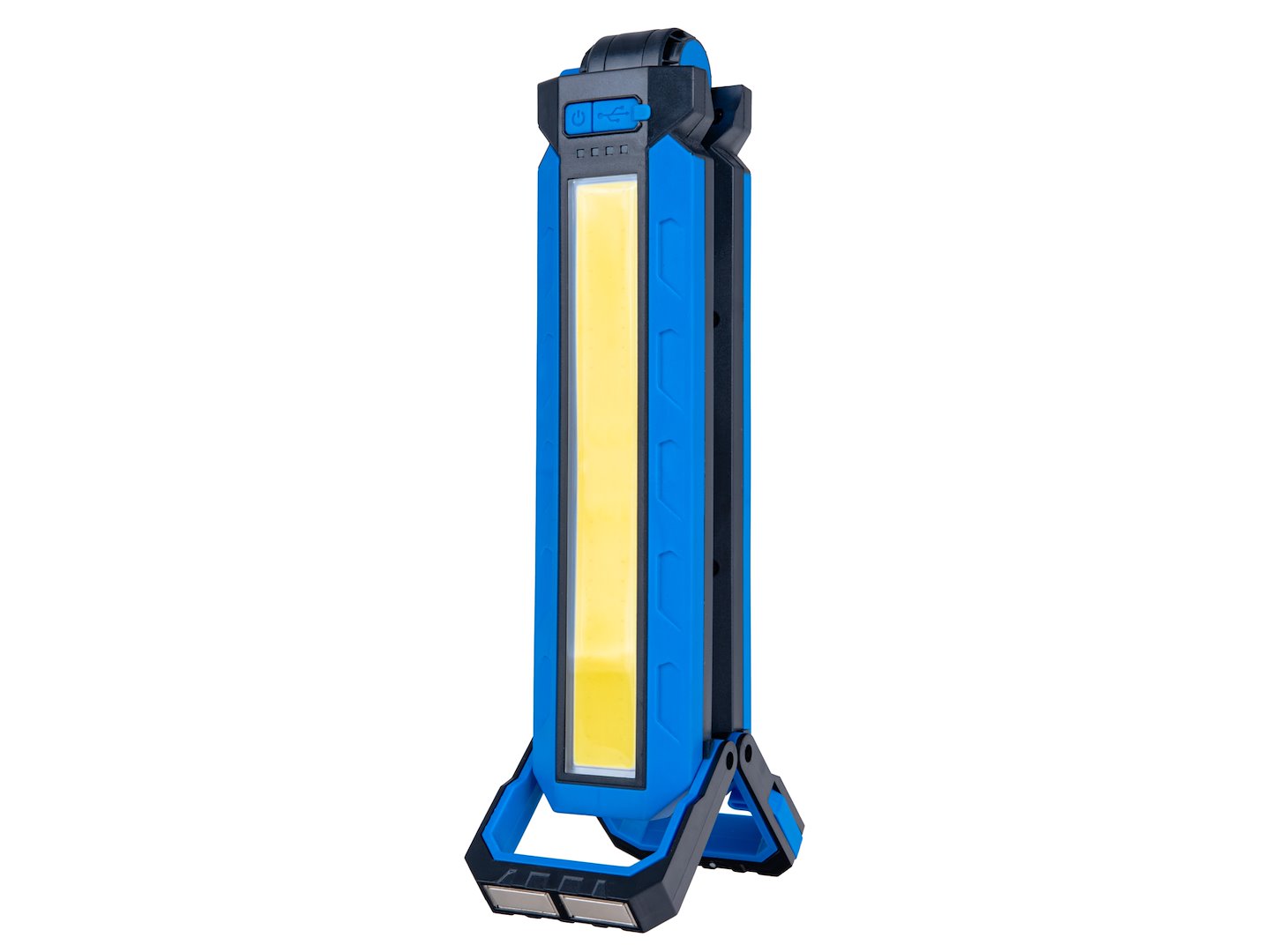 LED dielenská pracovná lampa 10W, 1000lm, s akumulátorom, skladacia Geko