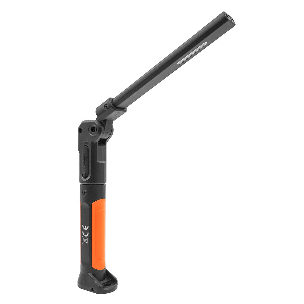 LED dielenská pracovná lampa 700lm, nabíjateľná, s akumulátorom 2000mAh, magnetická, 4 režimy svietenia, Verke
