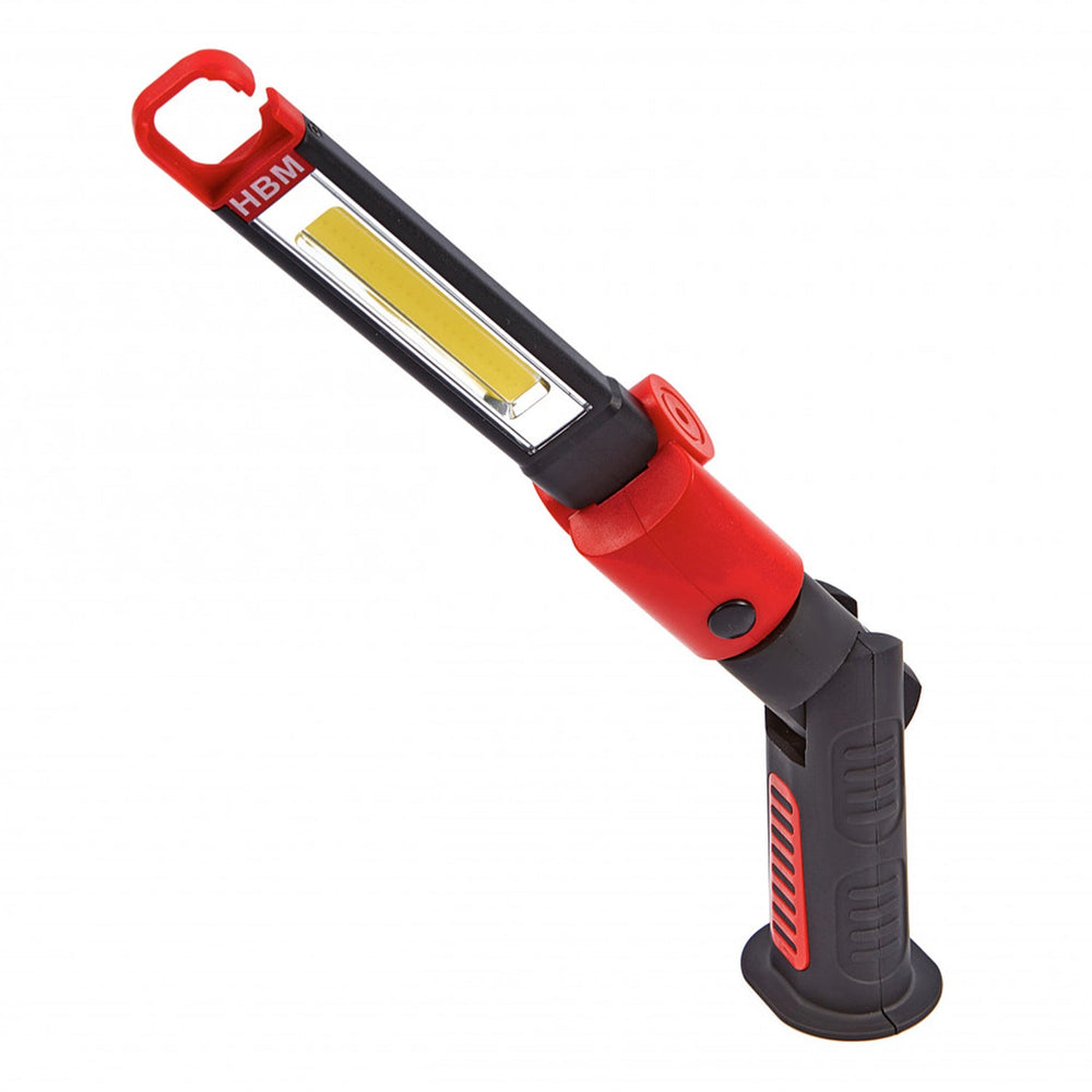 LED dielenská pracovná lampa, skladacia, 200lm