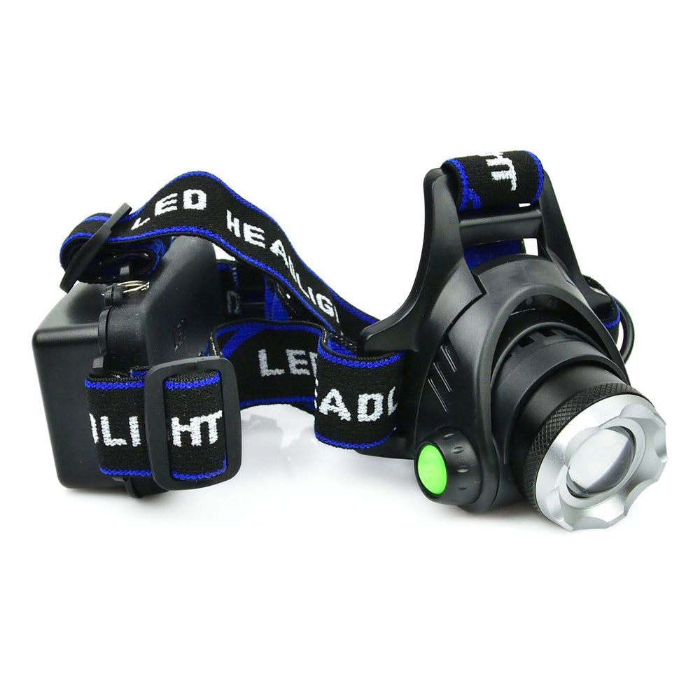 LED čelová lampa - čelovka, Cree XM-L T6 1000lm