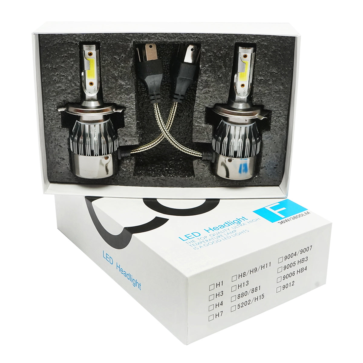 LED žiarovky H4 36W 3800lm, sada 2ks Breckner Germany